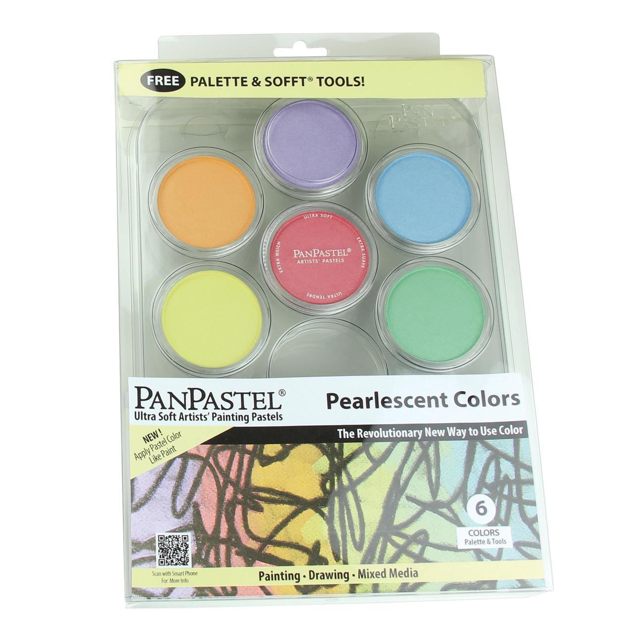 Panpastel Ultra Soft Artist Pastel Set 9ml 6-pkg-pearlescent